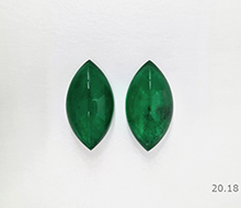 Zambian Emerald Pair