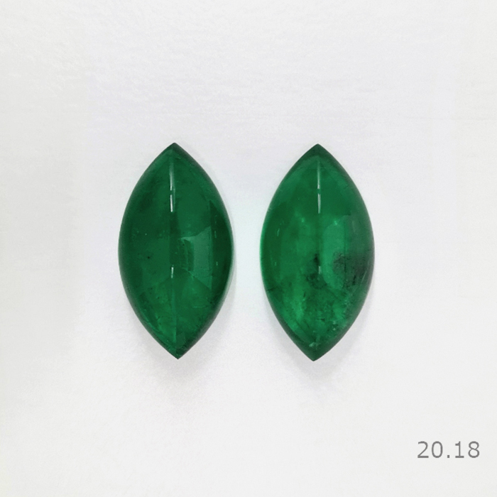 Zambian Emerald Pair