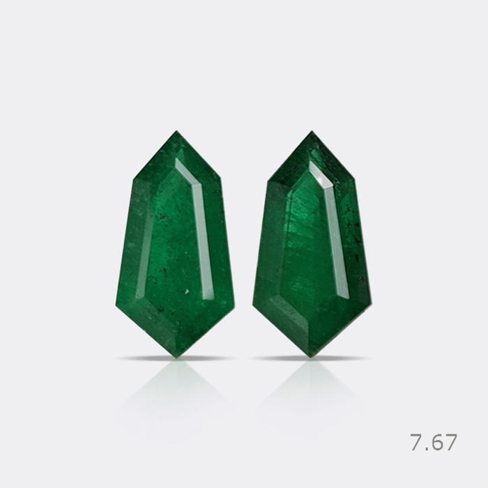Zambian Emerald Pair