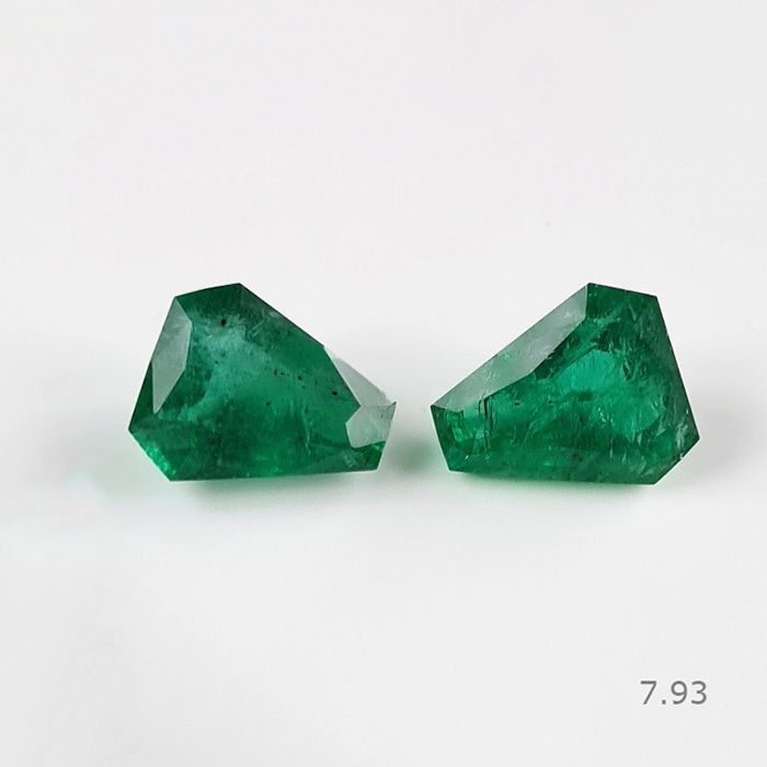 Zambian Emerald Pair
