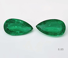 Zambian Emerald Pair