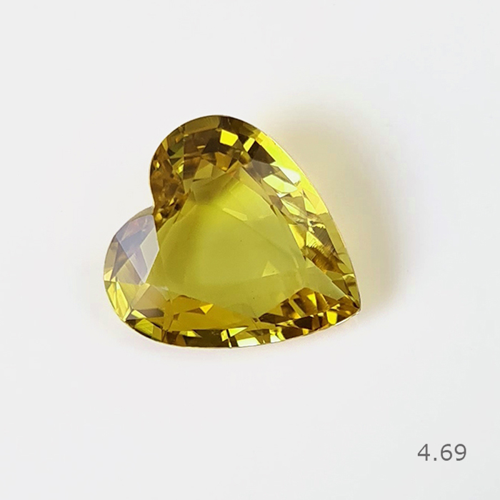 Heated yellow sapphire discount