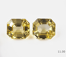 Srilankan Unheated Yellow Sapphire Pair