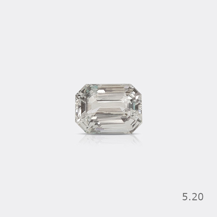 Natural Srilankan White Sapphire Unheated