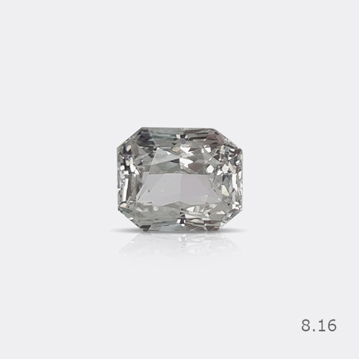 Natural Srilankan White Sapphire Unheated