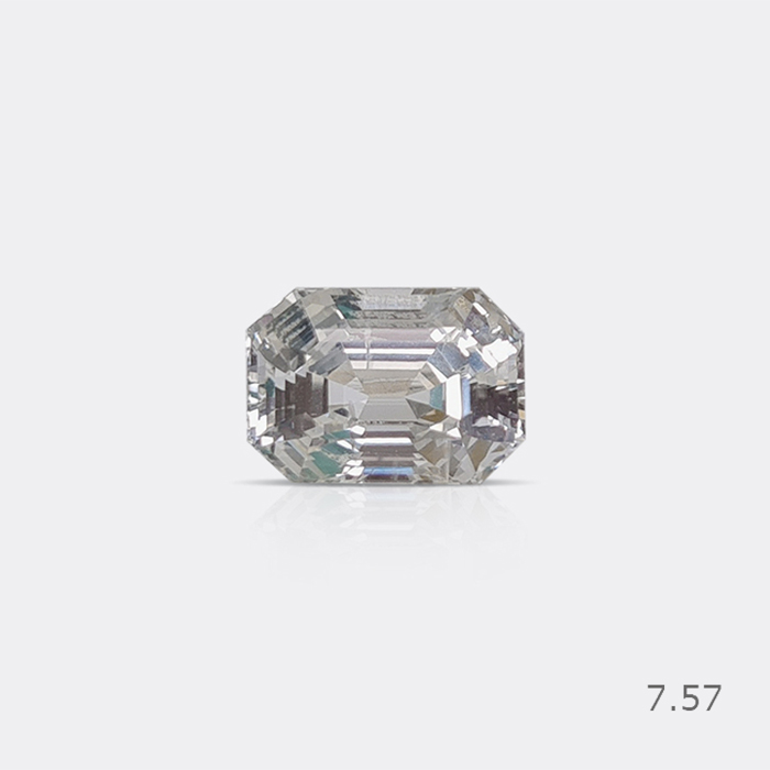 Natural Srilankan White Sapphire Unheated