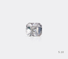 Natural Srilankan White Sapphire Unheated