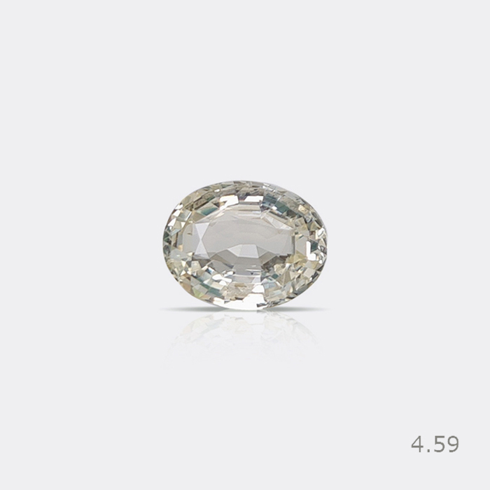 Natural Srilankan White Sapphire Unheated