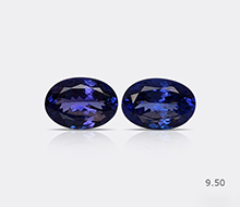 Natural Tanzanite Pair