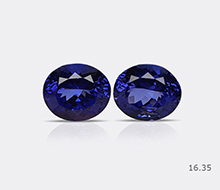 Natural Tanzanite Pair