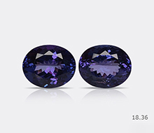 Natural Tanzanite Pair