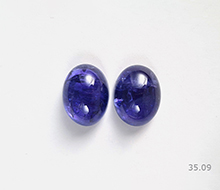 Natural Tanzanite Pair