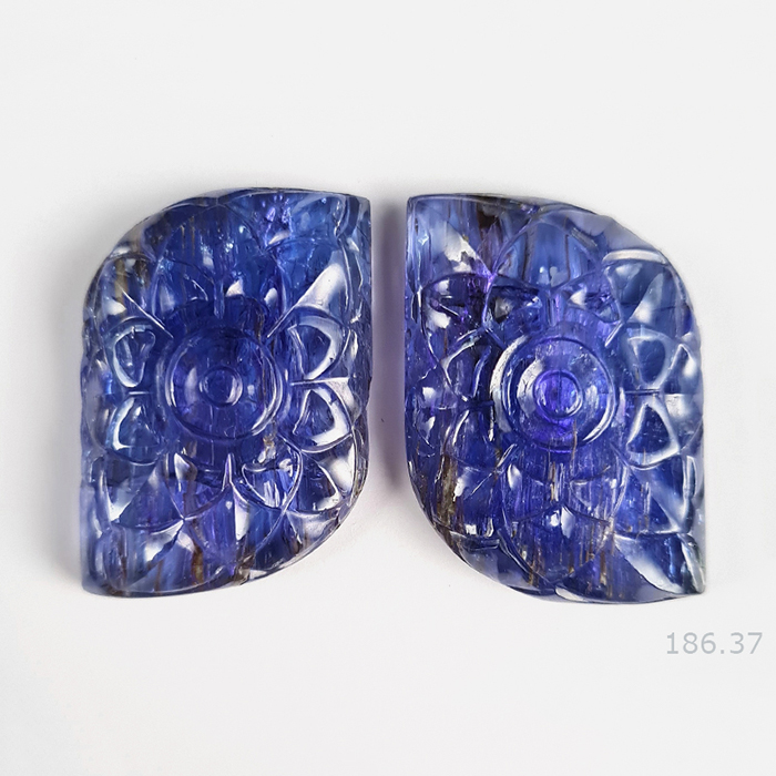 Natural Tanzanite Pair
