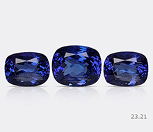Natural Tanzanite 3 pc set