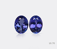 Natural Tanzanite Pair