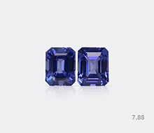 Natural Tanzanite Pair
