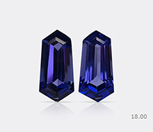 Natural Tanzanite Pair