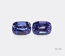 Natural Tanzanite Pair