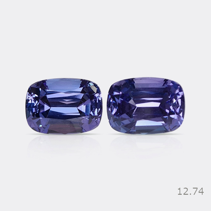 Natural Tanzanite Pair