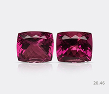 Natural Rubellite Pair