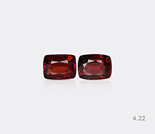 Natural Spinel Pair