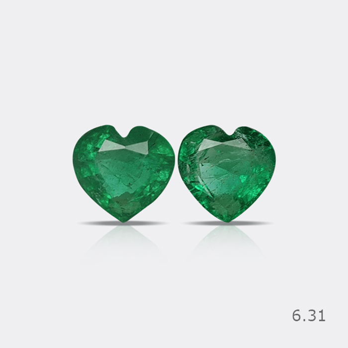 Zambian Emerald Pair