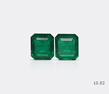 Zambian Emerald Pair