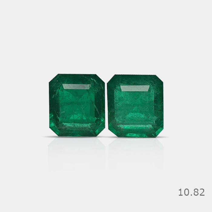 Zambian Emerald Pair