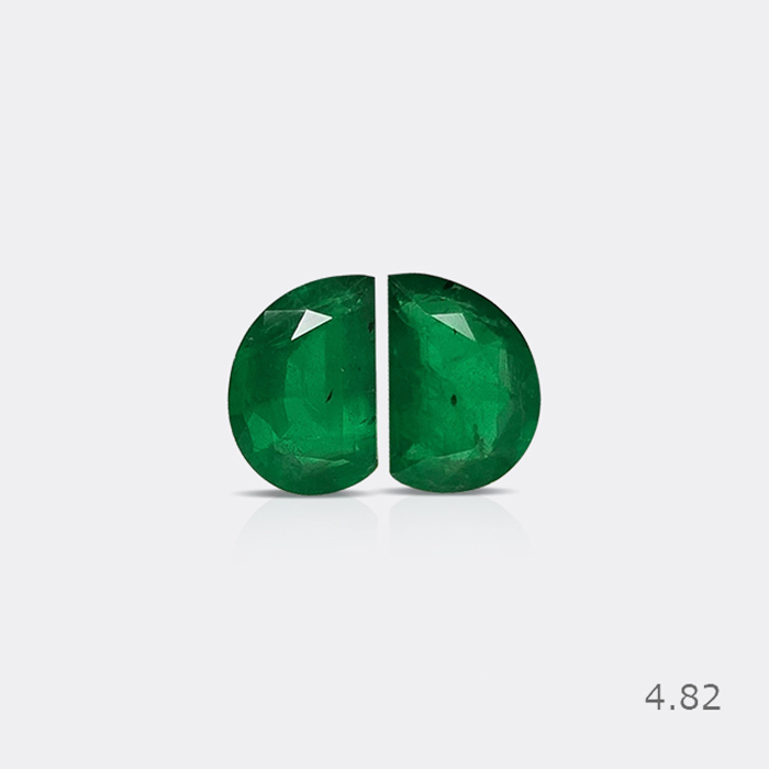 Zambian Emerald Pair