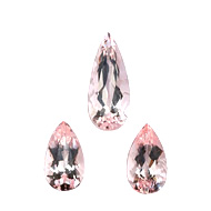 Morganite 3 PC SET