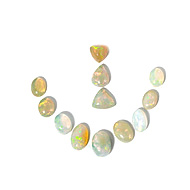 Ethiopian Opal Gemstone Layout