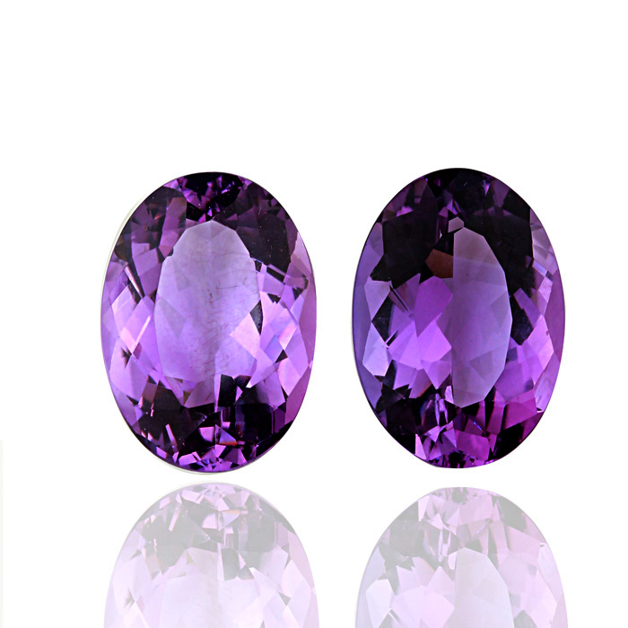 Amethyst Stone Pair