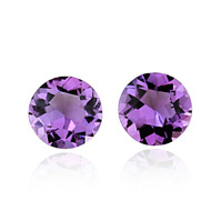 Amethyst Stone Pair