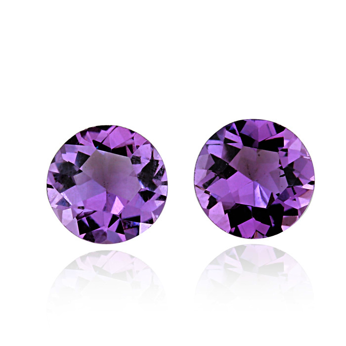 Amethyst Stone Pair