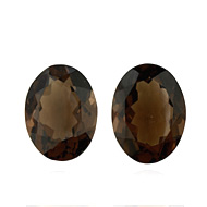 Smoky Quartz Pair