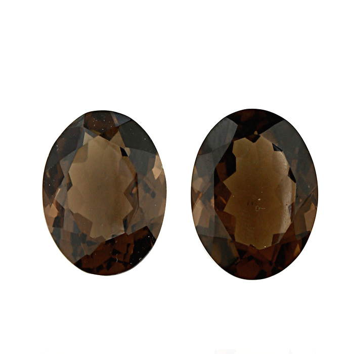 Smoky Quartz Pair