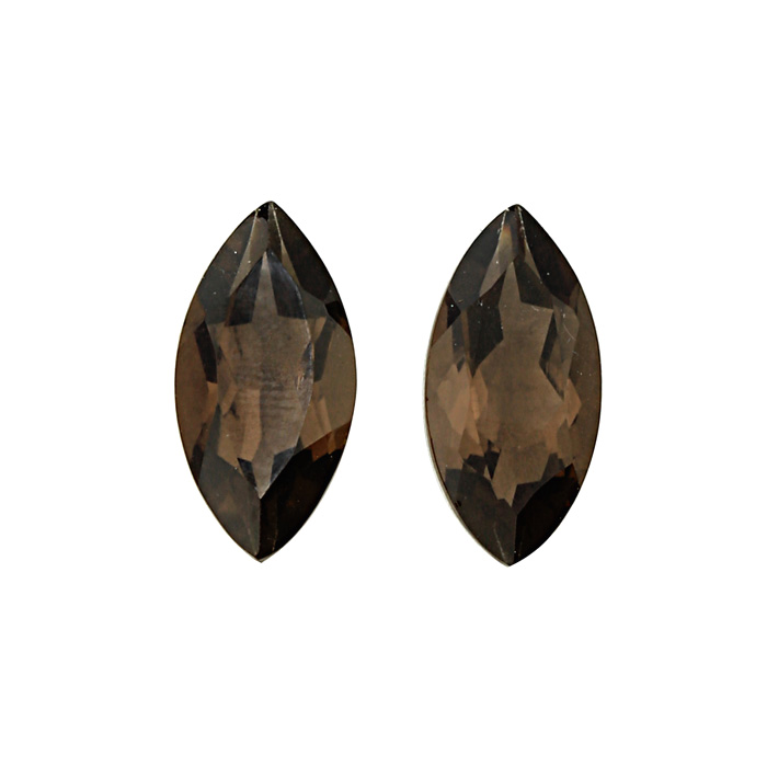 Smoky Quartz Pair