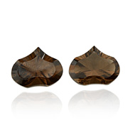 Smoky Quartz Pair