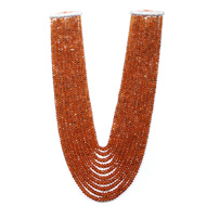 Garnet Faceted Beads
