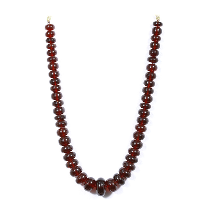 Garnet Rondelle Beads