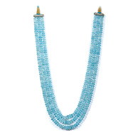 Blue Topaz Faceted Beads