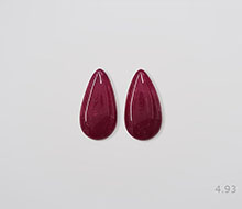 Ruby Unheated Pair