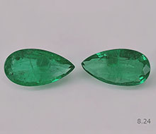 Zambian Emerald Pair