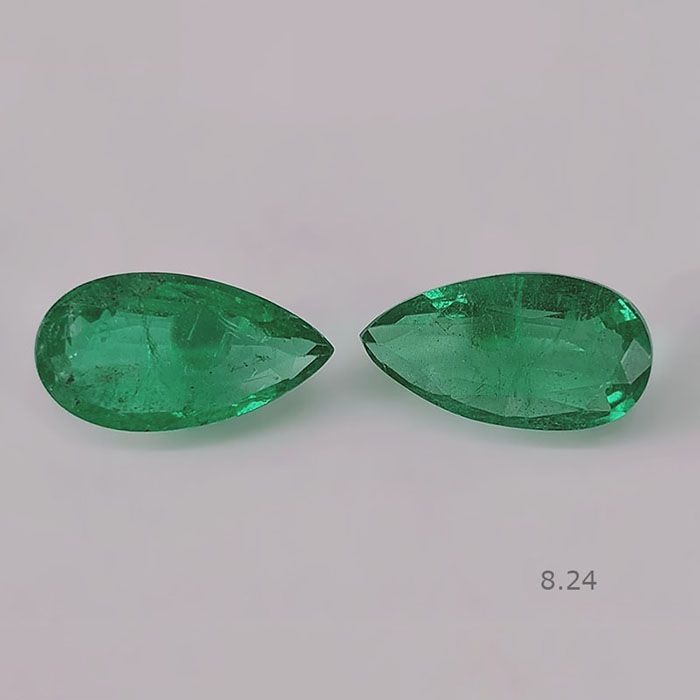 Zambian Emerald Pair