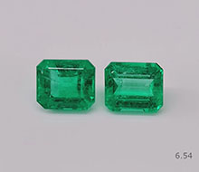 Colombian Emerald Pair