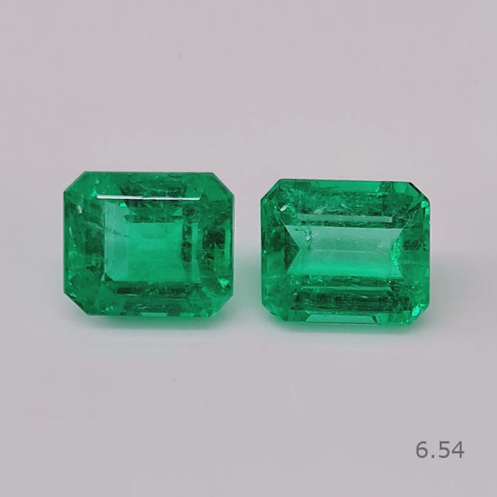 Colombian Emerald Pair