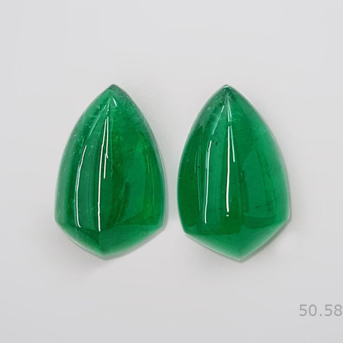 Zambian Emerald Pair