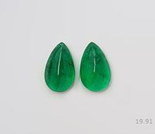 Zambian Emerald Pair