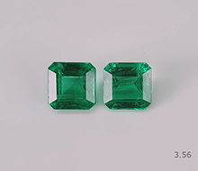Zambian Emerald Pair