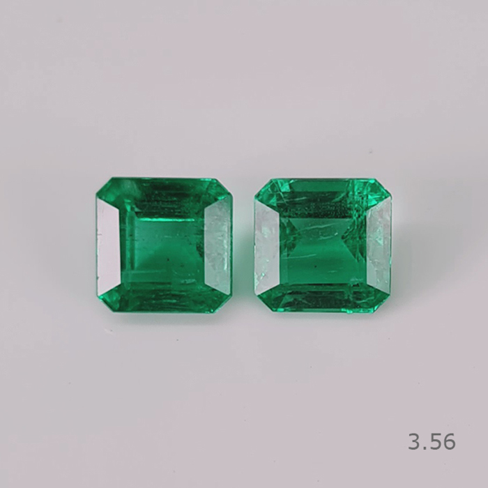 Zambian Emerald Pair